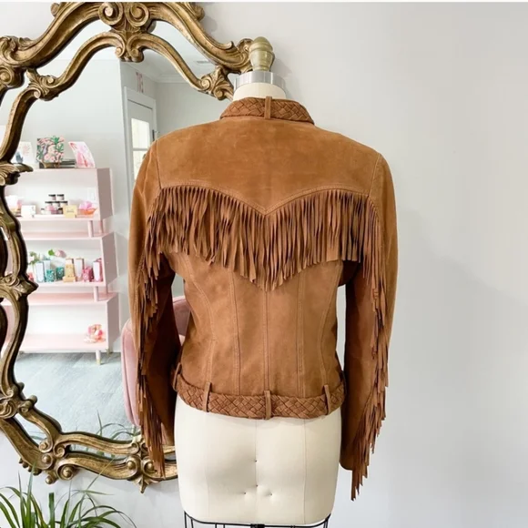 Cache • Genuine Suede Cropped Western Jacket • 4 - Picture 9 of 10